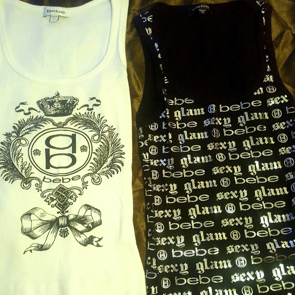 2 bebe tank tops